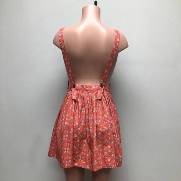 FREE PEOPLE Petunia Mini Apron Floral Style Dress - Picture 2 of 2